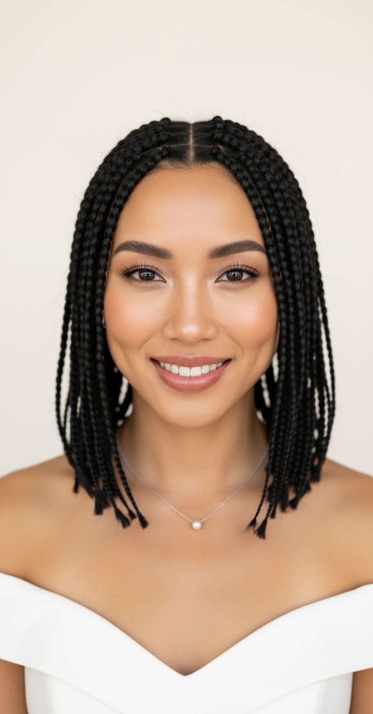 After Triangle Box Braids